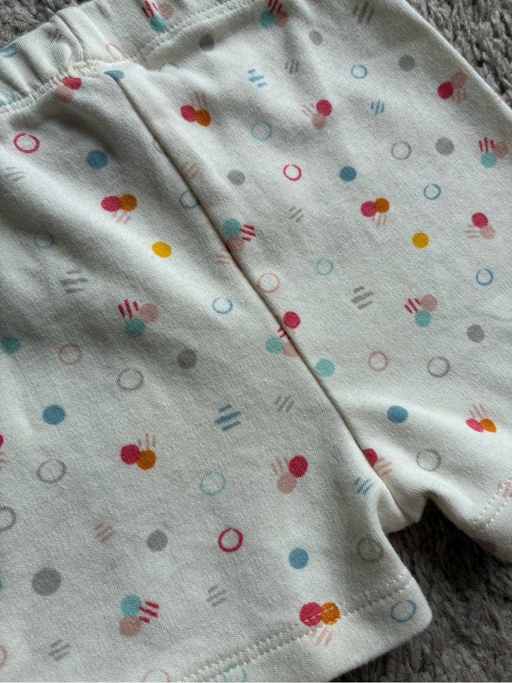 Pehr for Indigobaby Cream Baby Shorts with Multicolor Dot Print - Picture 5 of 6